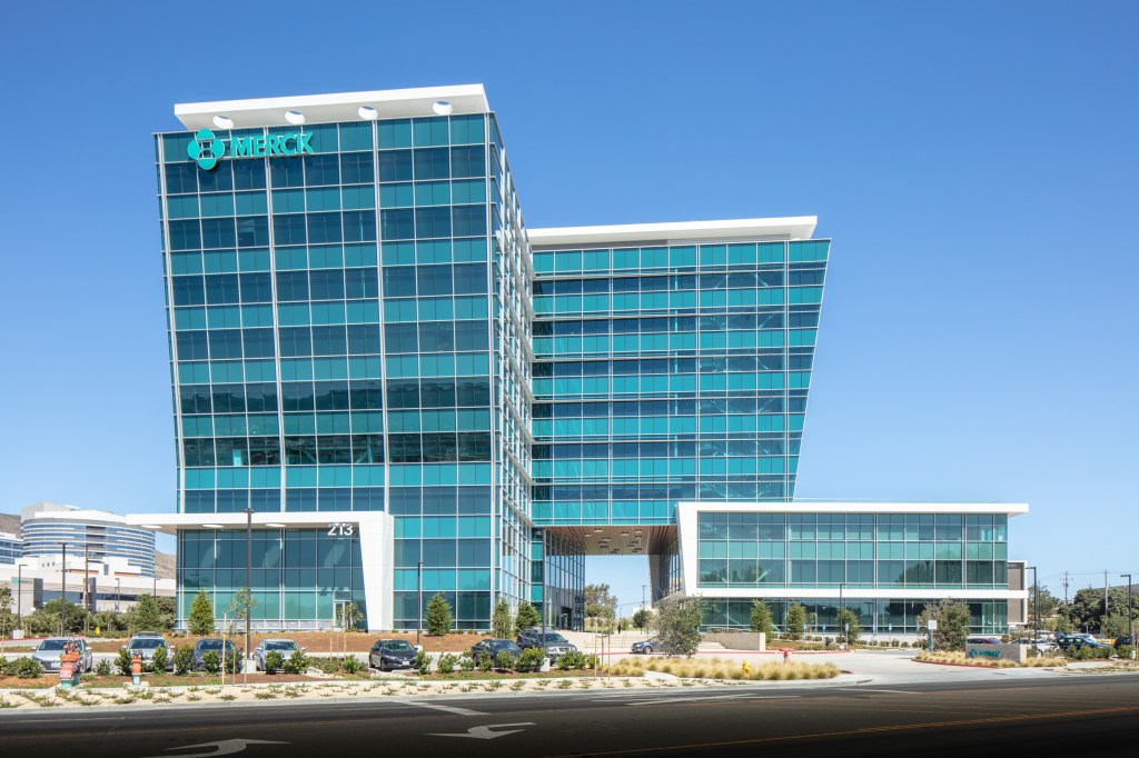 Merck office building and research site in South San Francisco