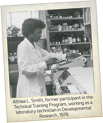 Althea Smith a Merck scientist