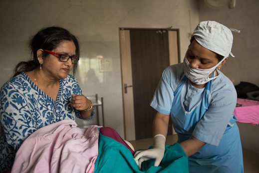 Training health care workers in India