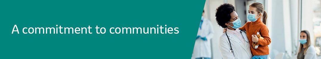 a commitment to communities banner