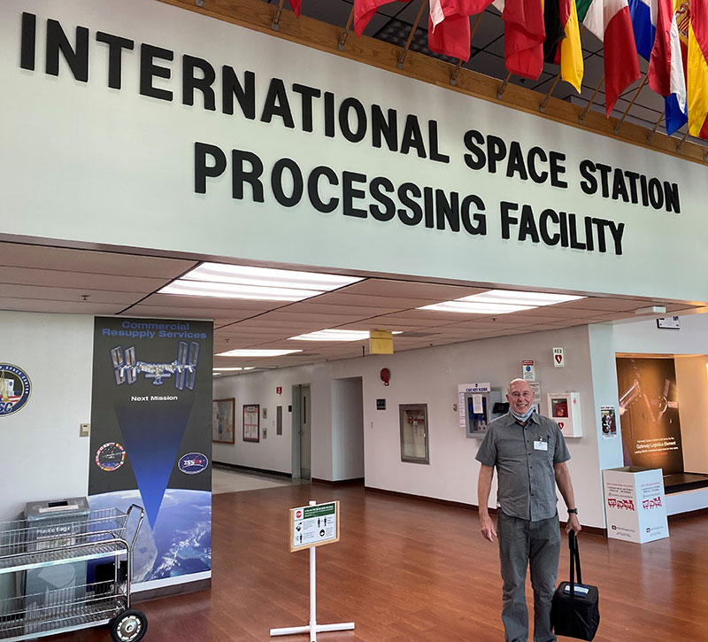 Paul Reichert at the international space station