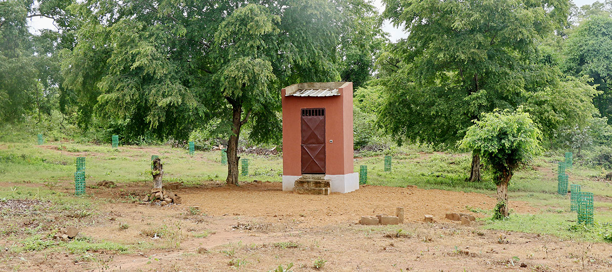 New latrine in Konkourona, Burkina Faso