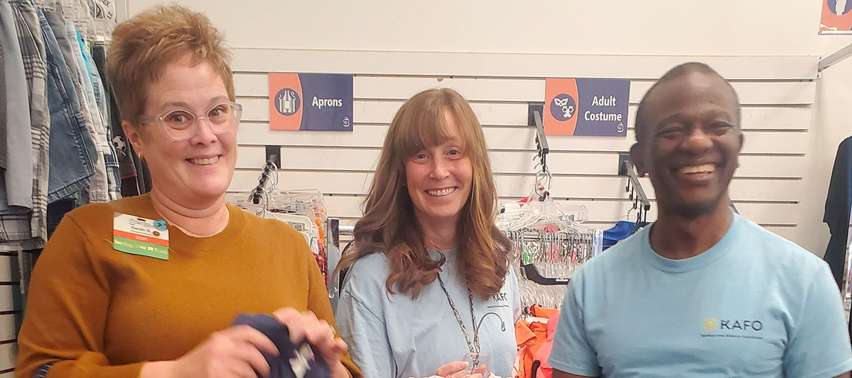 the team at a baby store