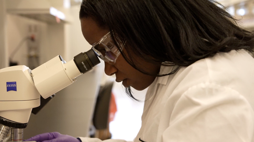 female scientist in a lab