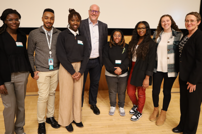 Merck CEO Rob Davis and some Skills-First attendees