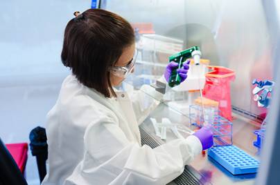 scientist working in a lab