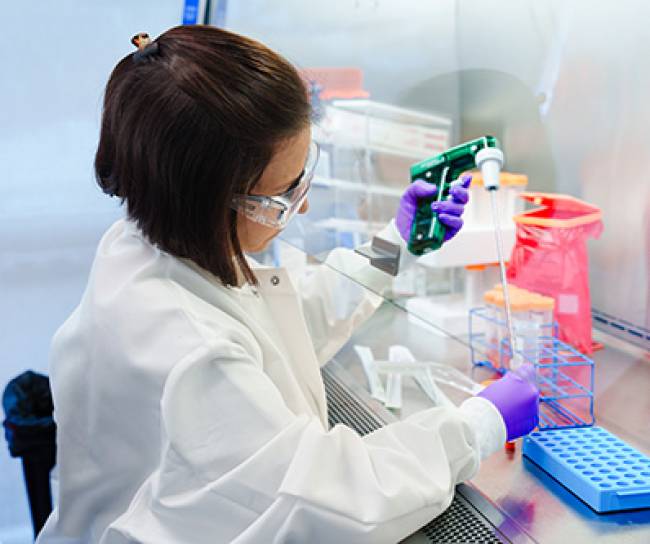 scientist working in a lab