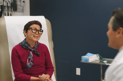 woman talking with her doctor