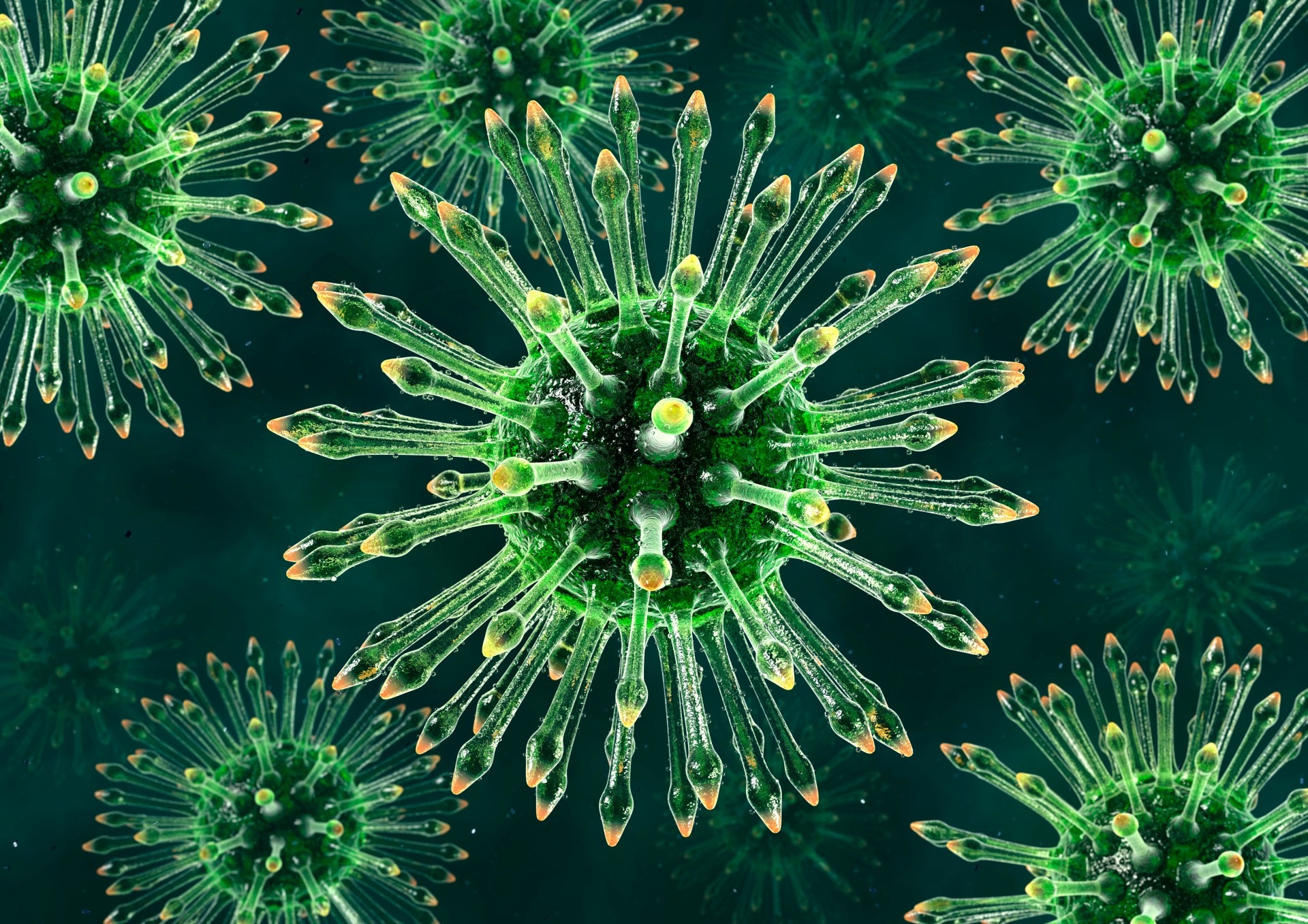 Infectious Disease HIV particles