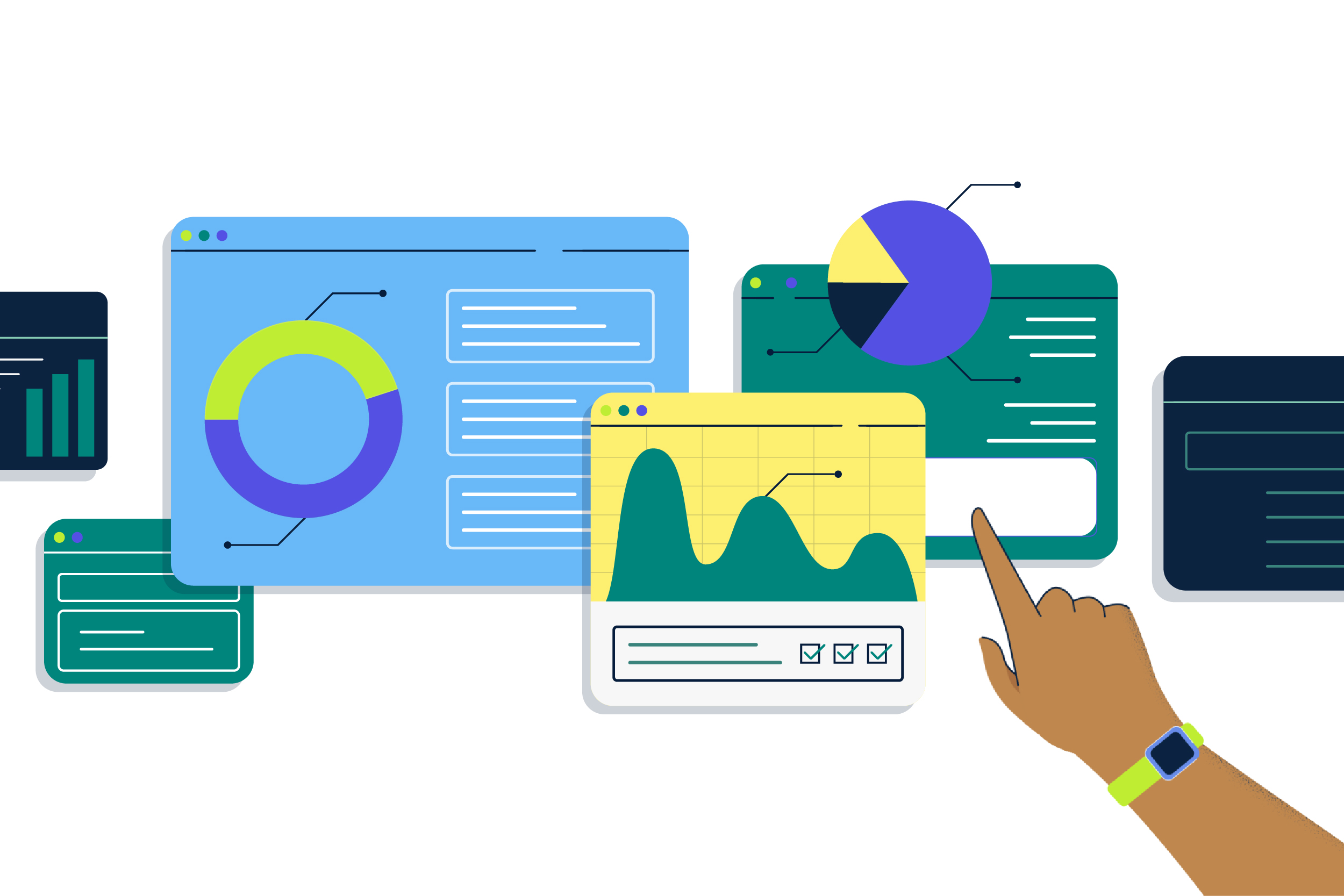 Healthcare engagement illustration