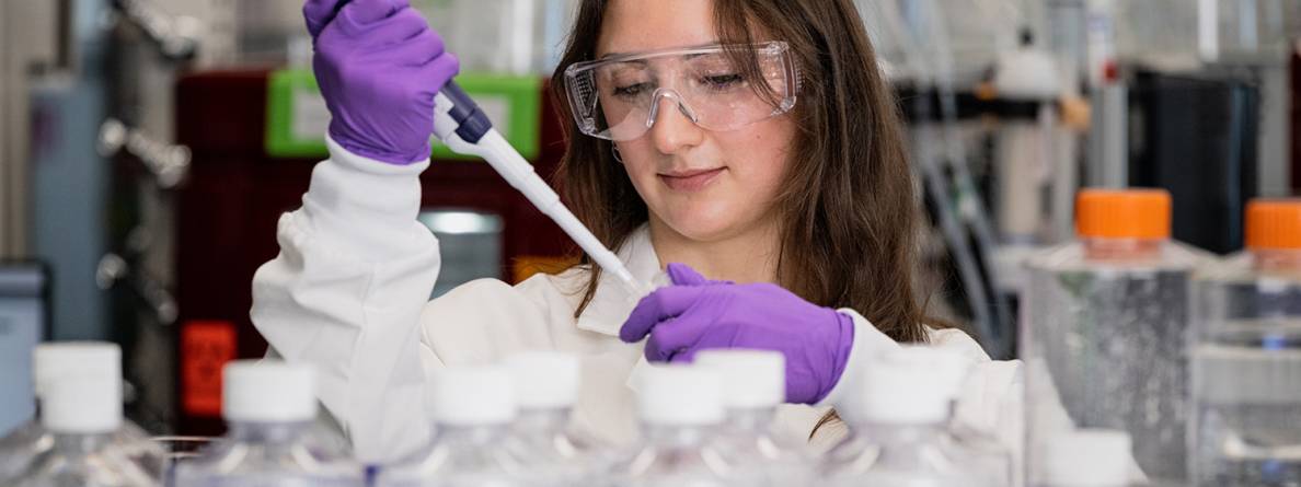 Scientist in lab