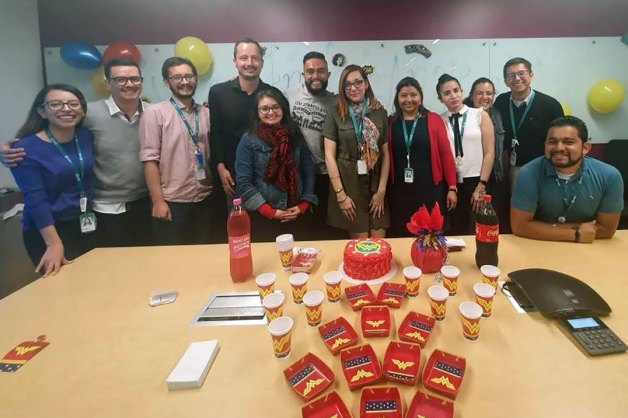 Angie and her coworkers