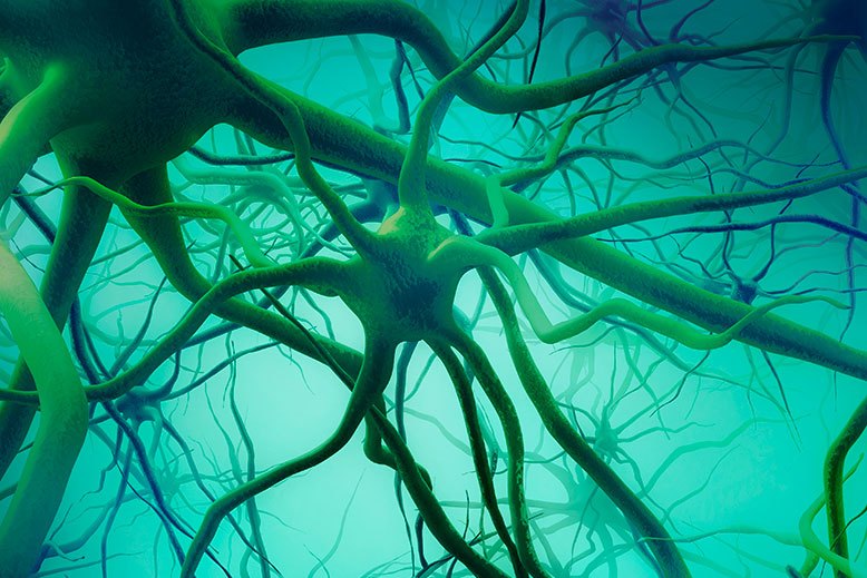 Science Visuals Neurodegenerative Neural Network