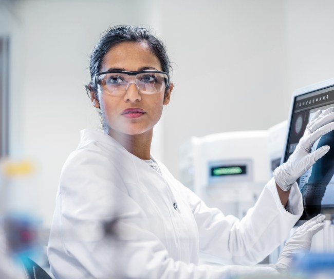 Scientist in lab